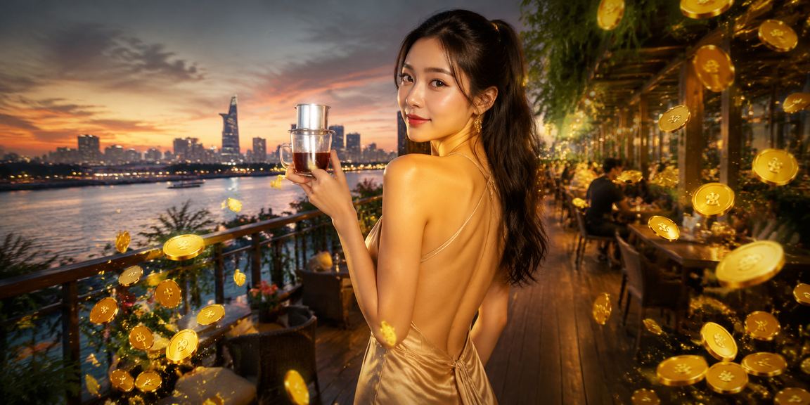 Người dùng Sài Gòn kiểm tra hoàn trả và tiền thưởng tại quán cà phê